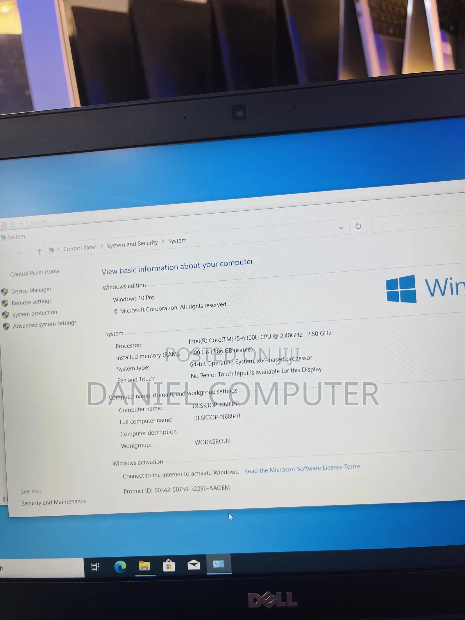 Laptop Dell Inspiron 15 5580 8GB Intel Core i5 SSD 256GB