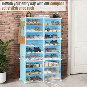 Multi-Tier Modular Shoe Rack Organizer