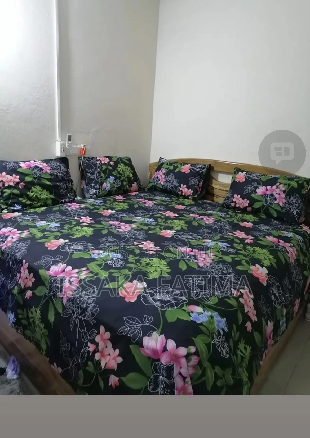 4 Pillow Cases With King Size Bedsheets