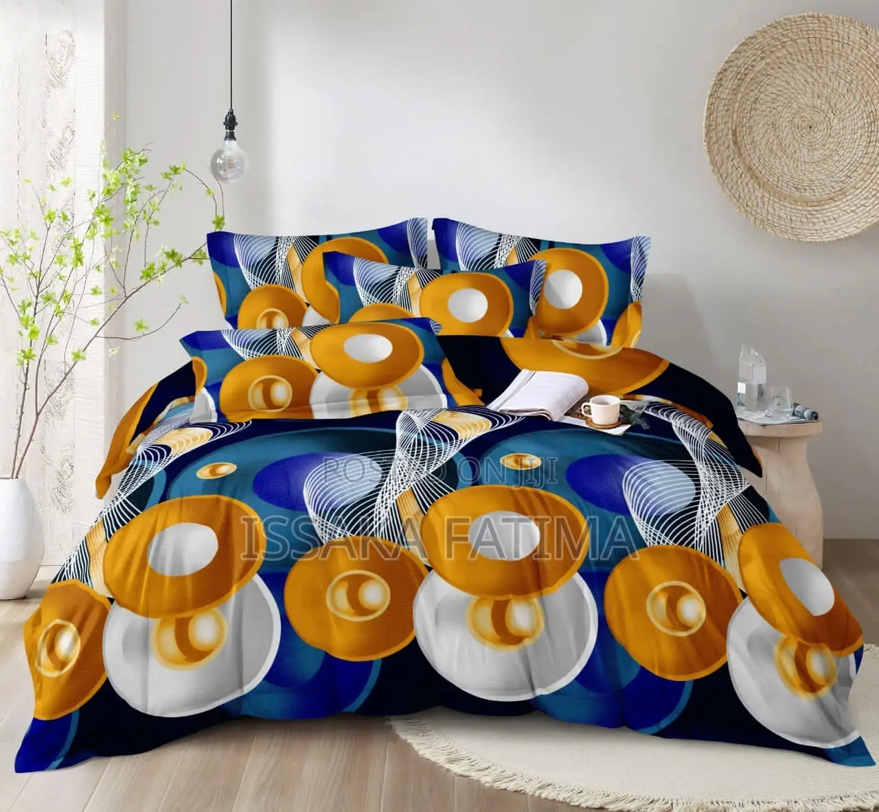 4 Pillow Cases With King Size Bedsheets