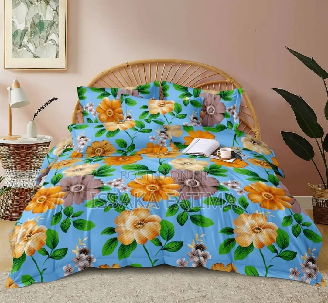 4 Pillow Cases With King Size Bedsheets