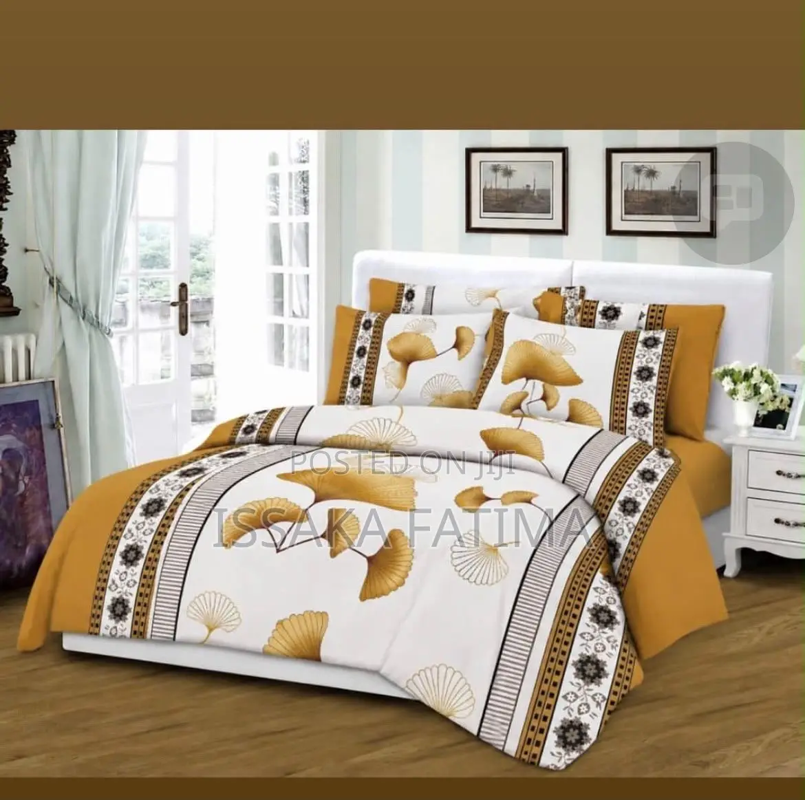 4 Pillow Cases With King Size Bedsheets