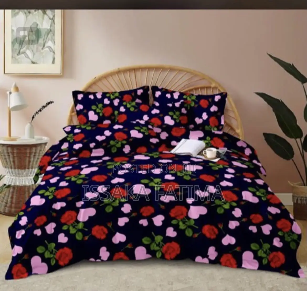 4 Pillow Cases With King Size Bedsheets