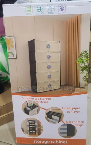 5-Layer Modular Storage Cabinet
