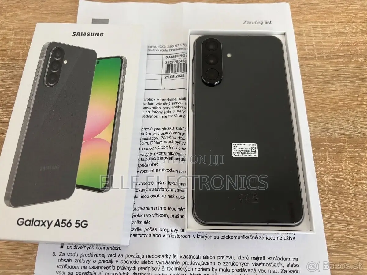 New Samsung Galaxy A56 256 GB Black