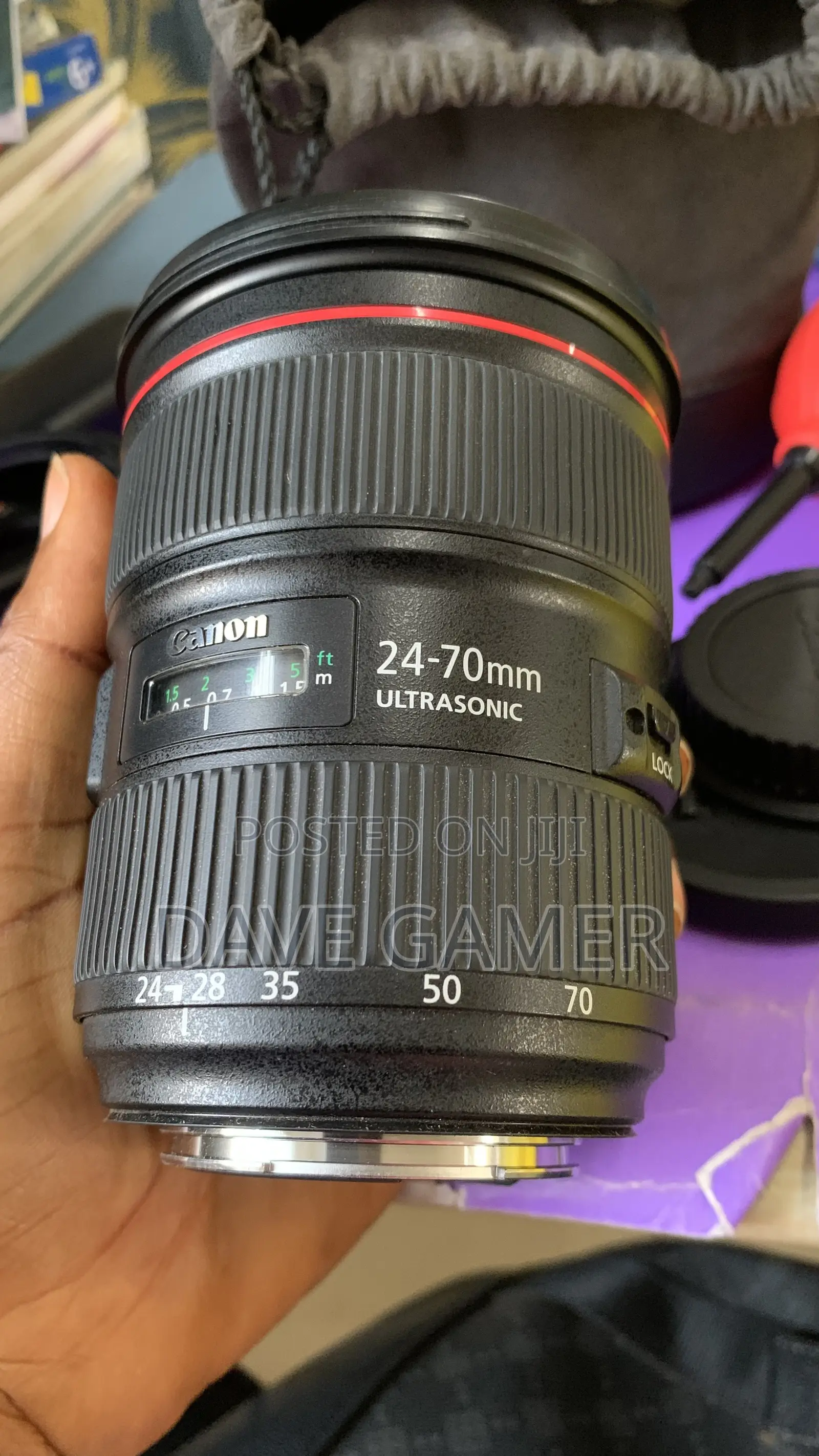 EXCELLENT CANON EF 24 70mm 2.8 Mark 2 Lens