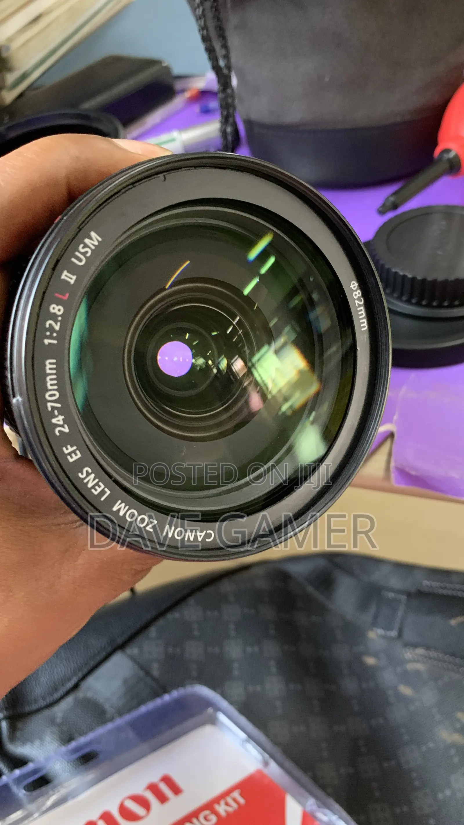 EXCELLENT CANON EF 24 70mm 2.8 Mark 2 Lens