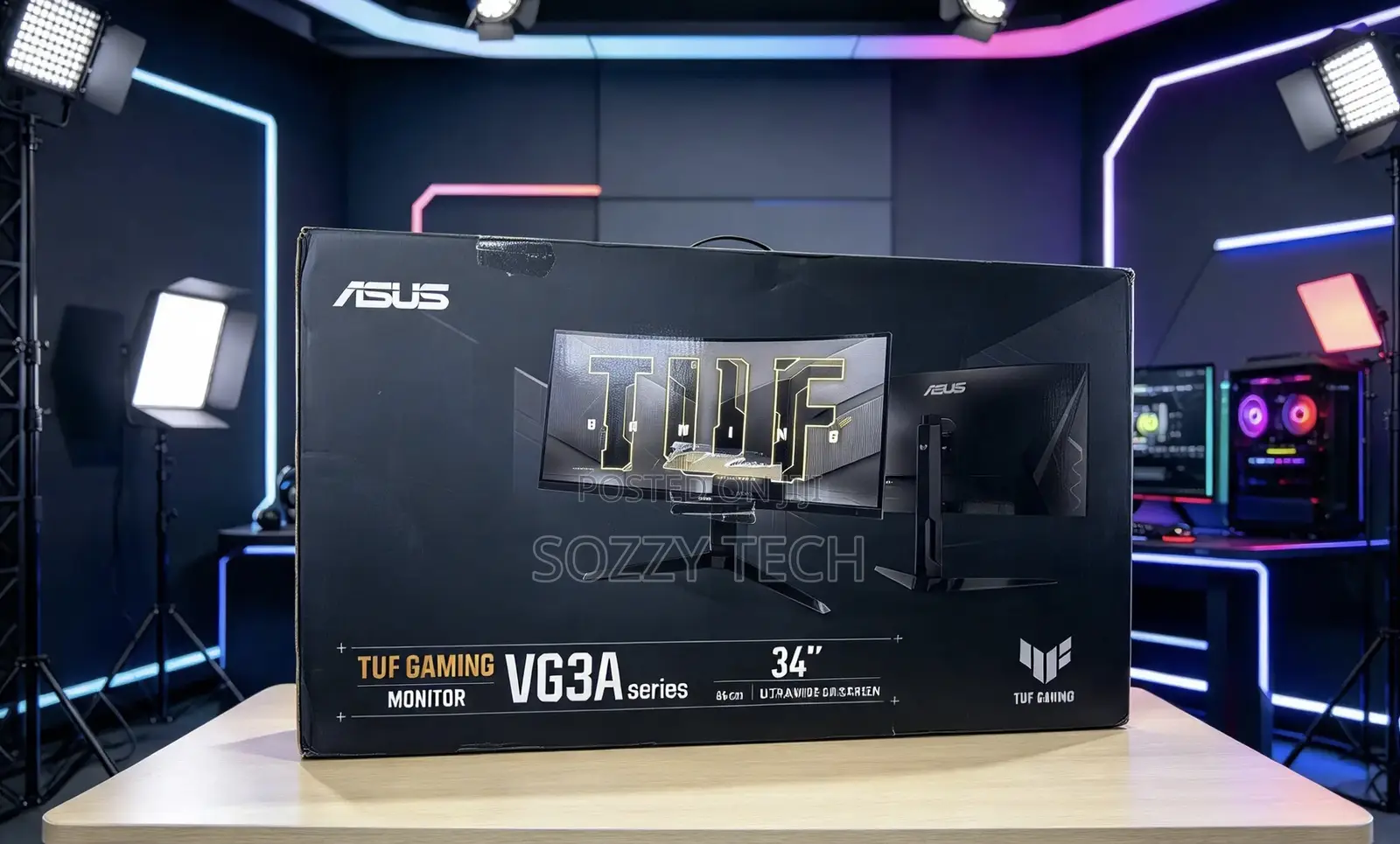 ASUS Tuf Gaming 34” 1440p 1500r Curved Monitor (Vg34vql3a) - QHD