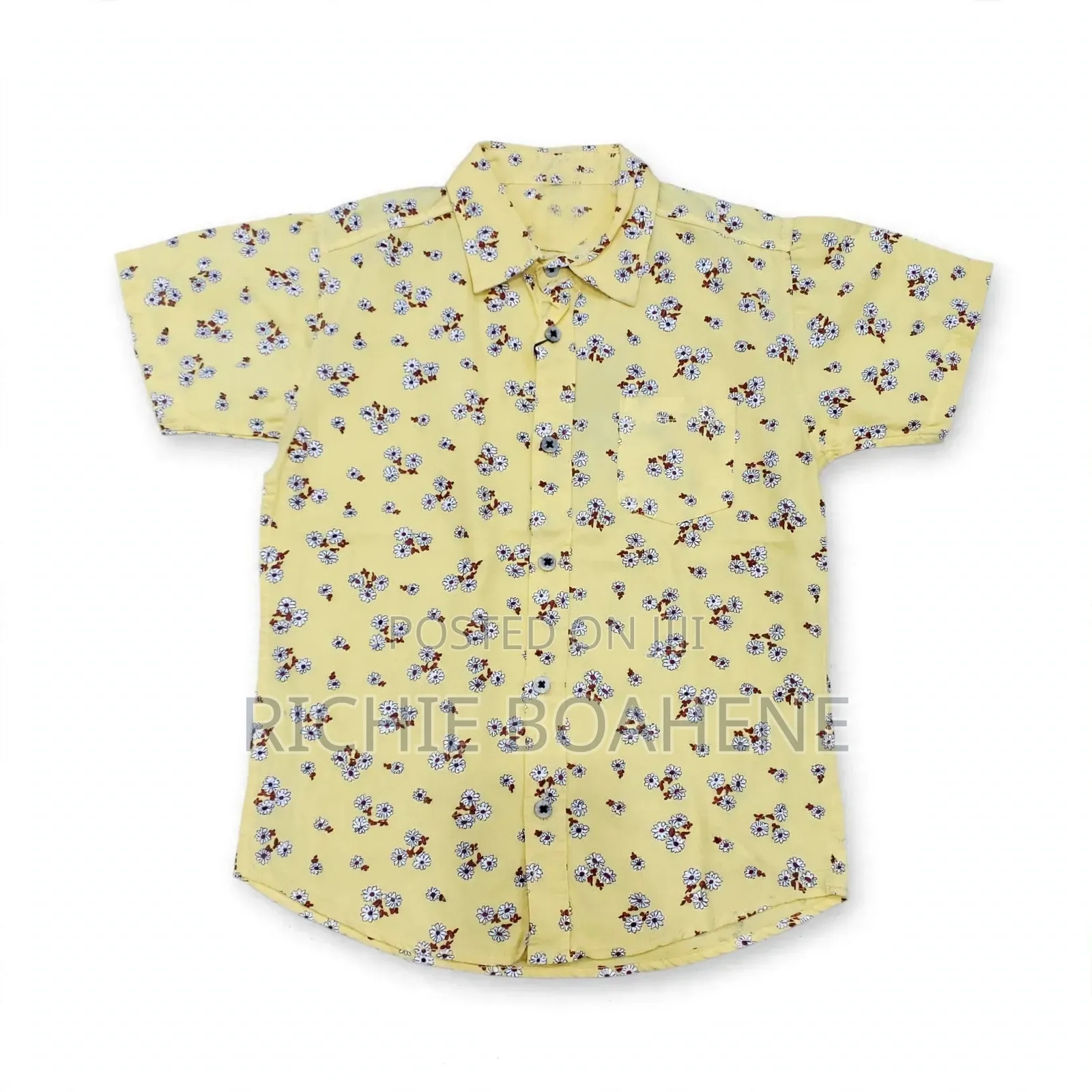 Boy Yellow Shirt for 8 Years