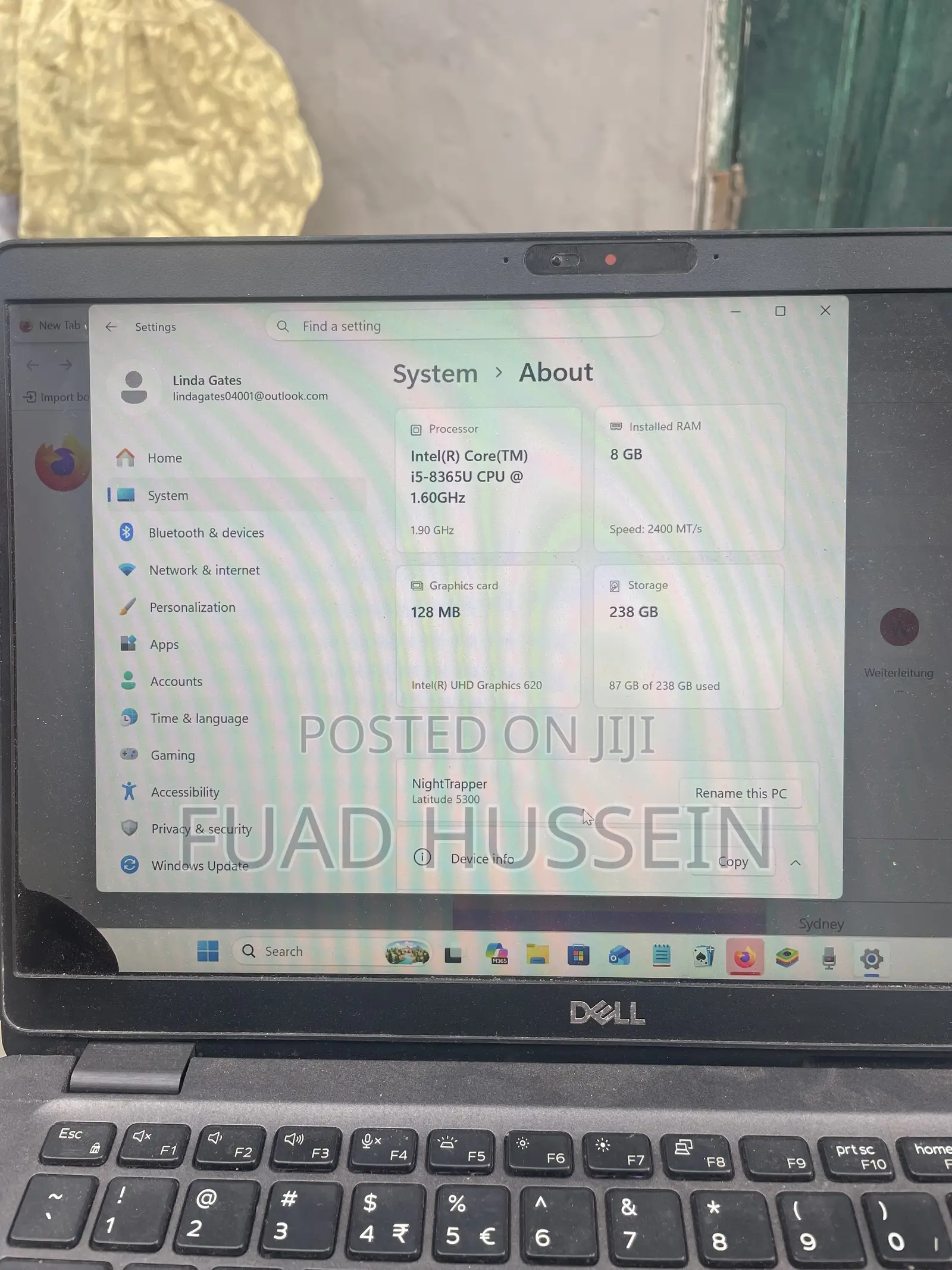 Laptop Dell Latitude 7400 8GB Intel Core i5 HDD 250GB