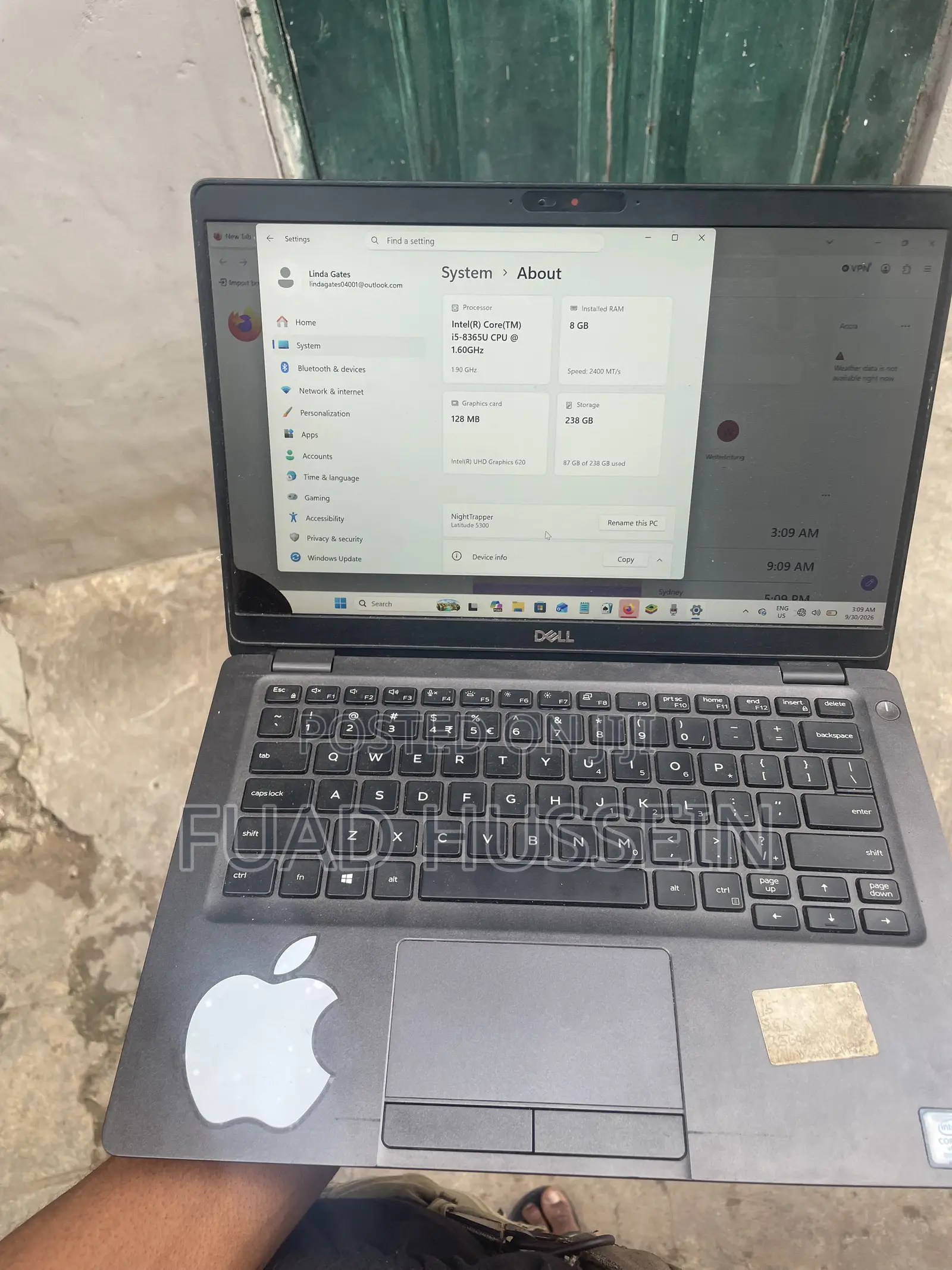 Laptop Dell Latitude 7400 8GB Intel Core i5 HDD 250GB