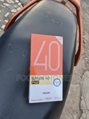 New Tecno Spark 40 Pro+ 256 GB Black