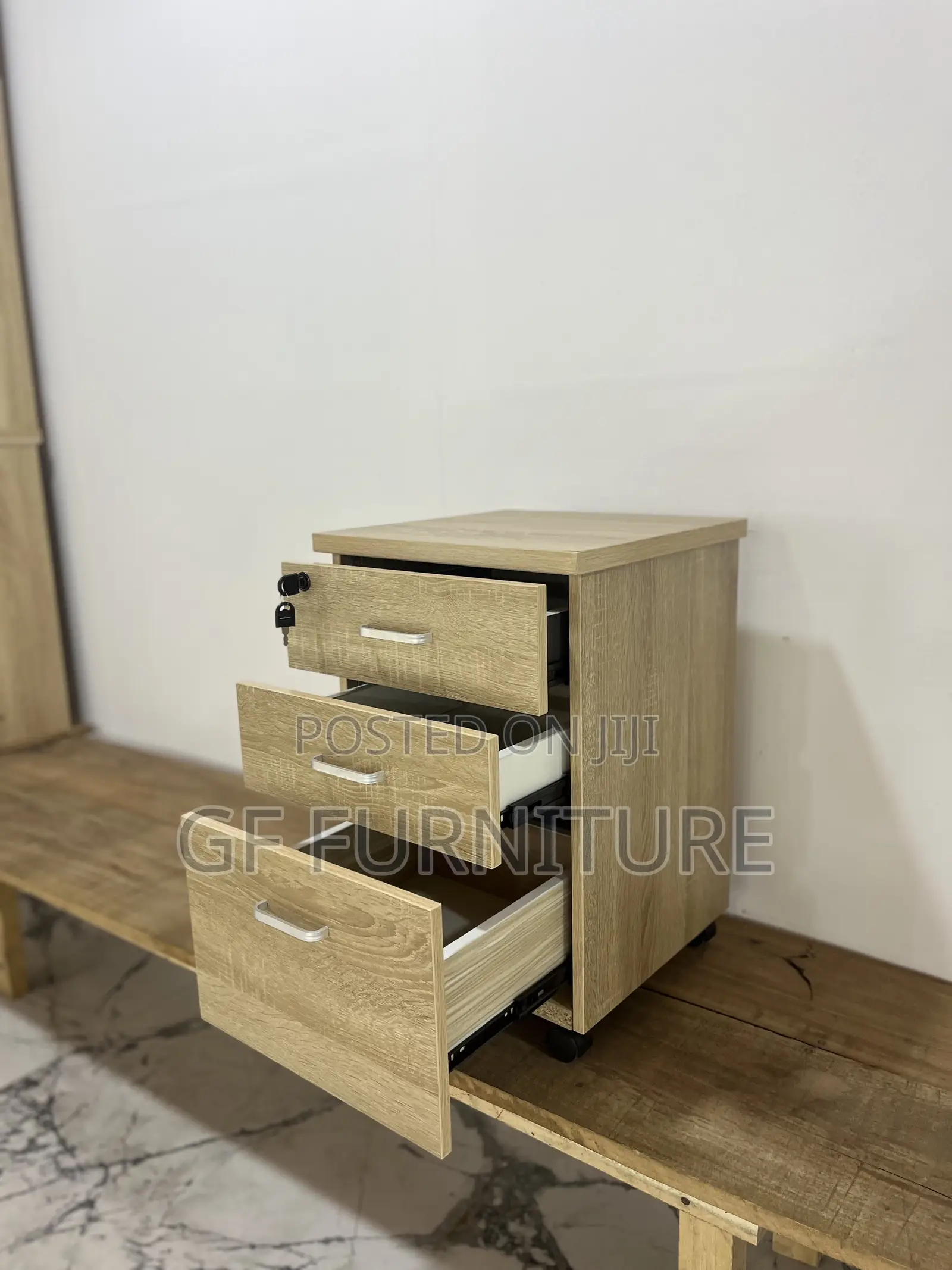 3-Drawer File Cabinet