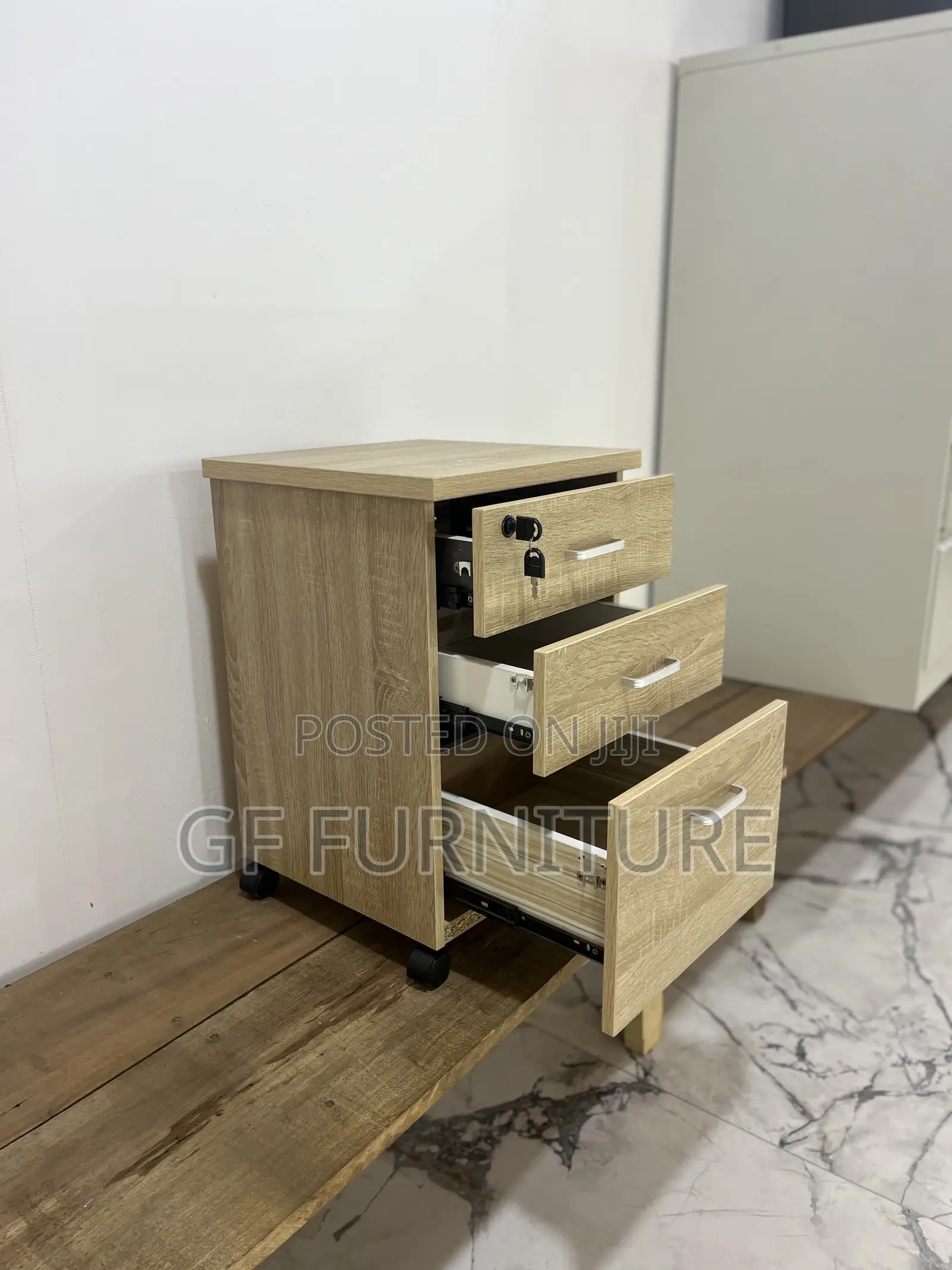 3-Drawer File Cabinet