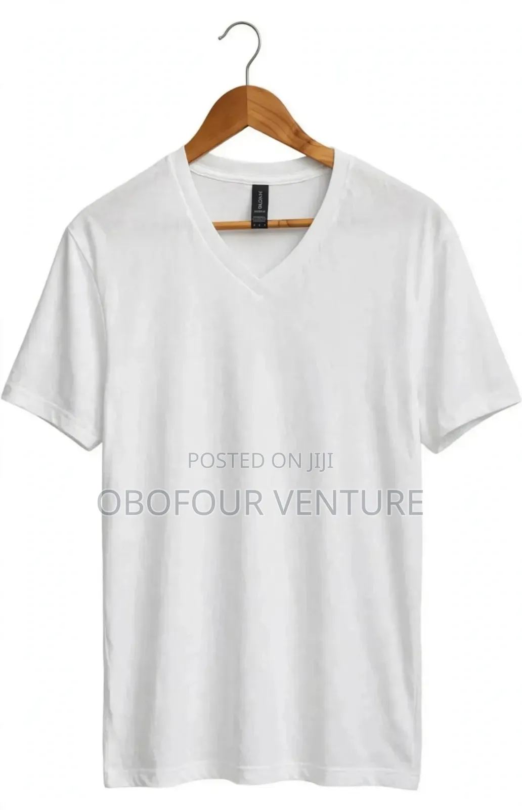 Quality and Affordable White v-Neck 100% COTTON Fabric From USA