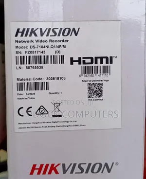 Hikvision Network Video Recorder 4CH 6MP (DS-7104NI-Q1/4P/M)