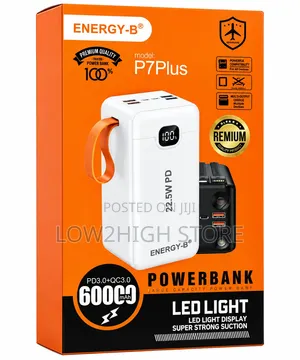 Energy-B P7Plus 60,000mAh Fast-Charging Power Bank