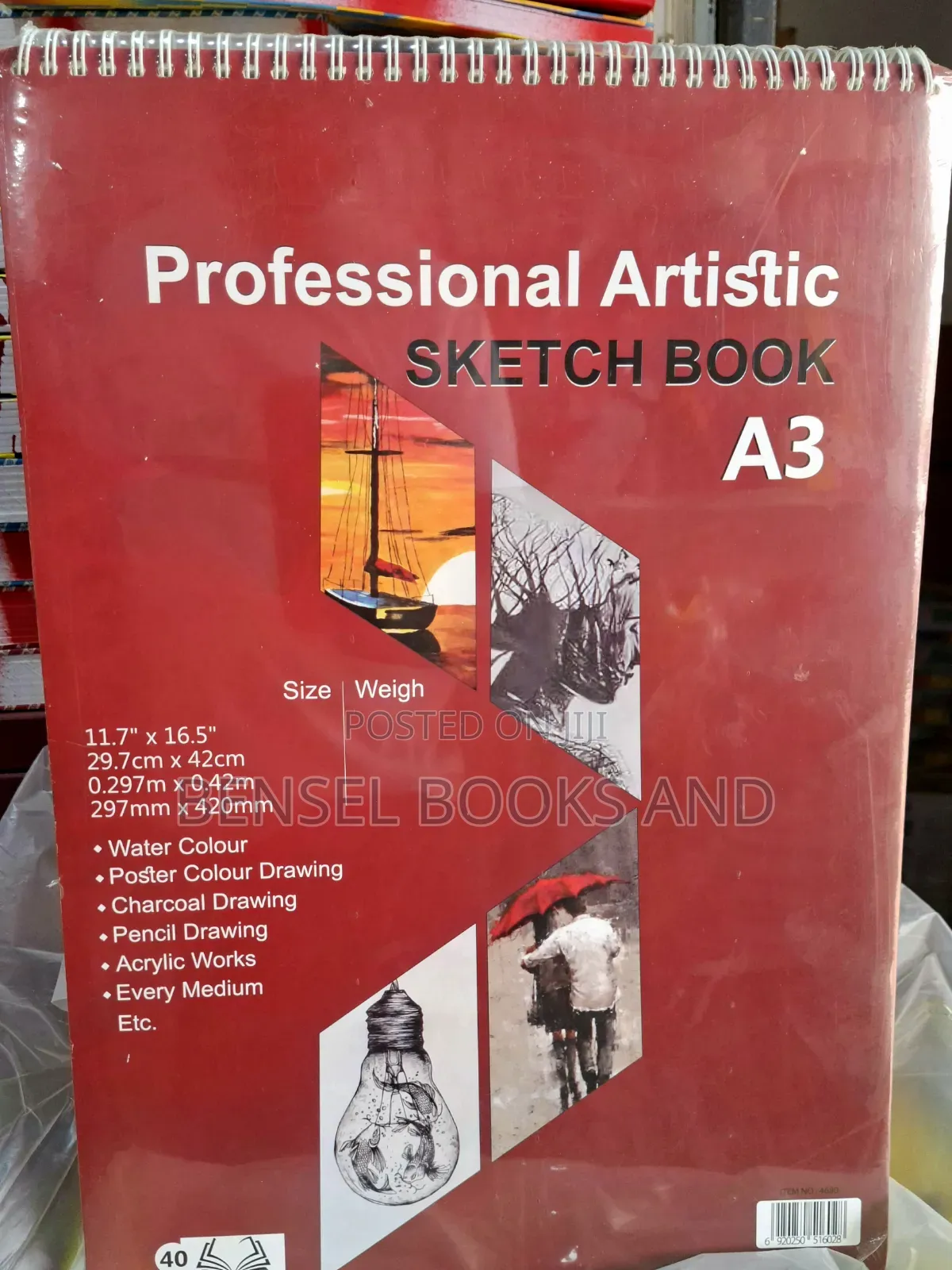 Had Cover A4 A3 Sketch Pad for Art Works