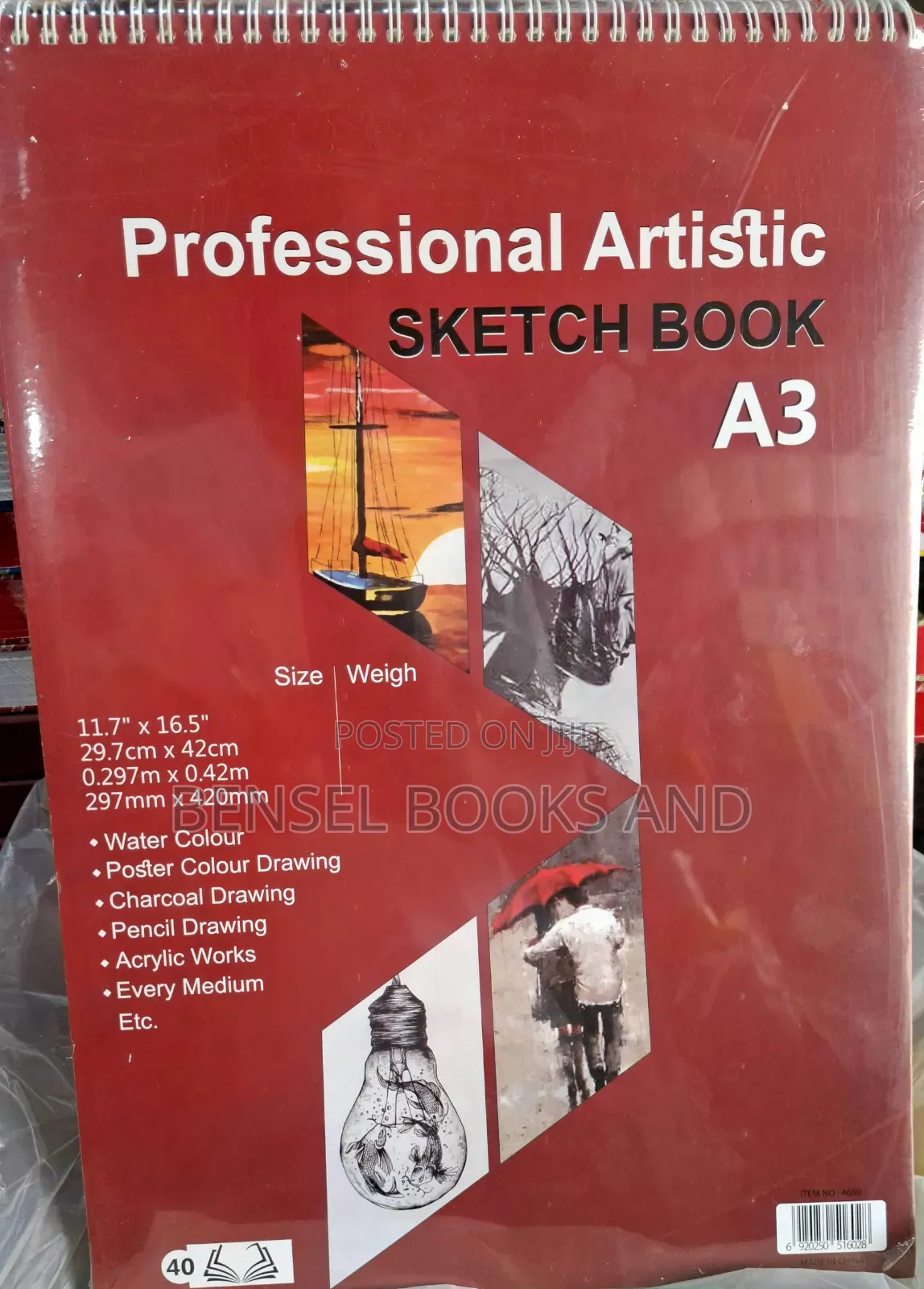 Had Cover A4 A3 Sketch Pad for Art Works