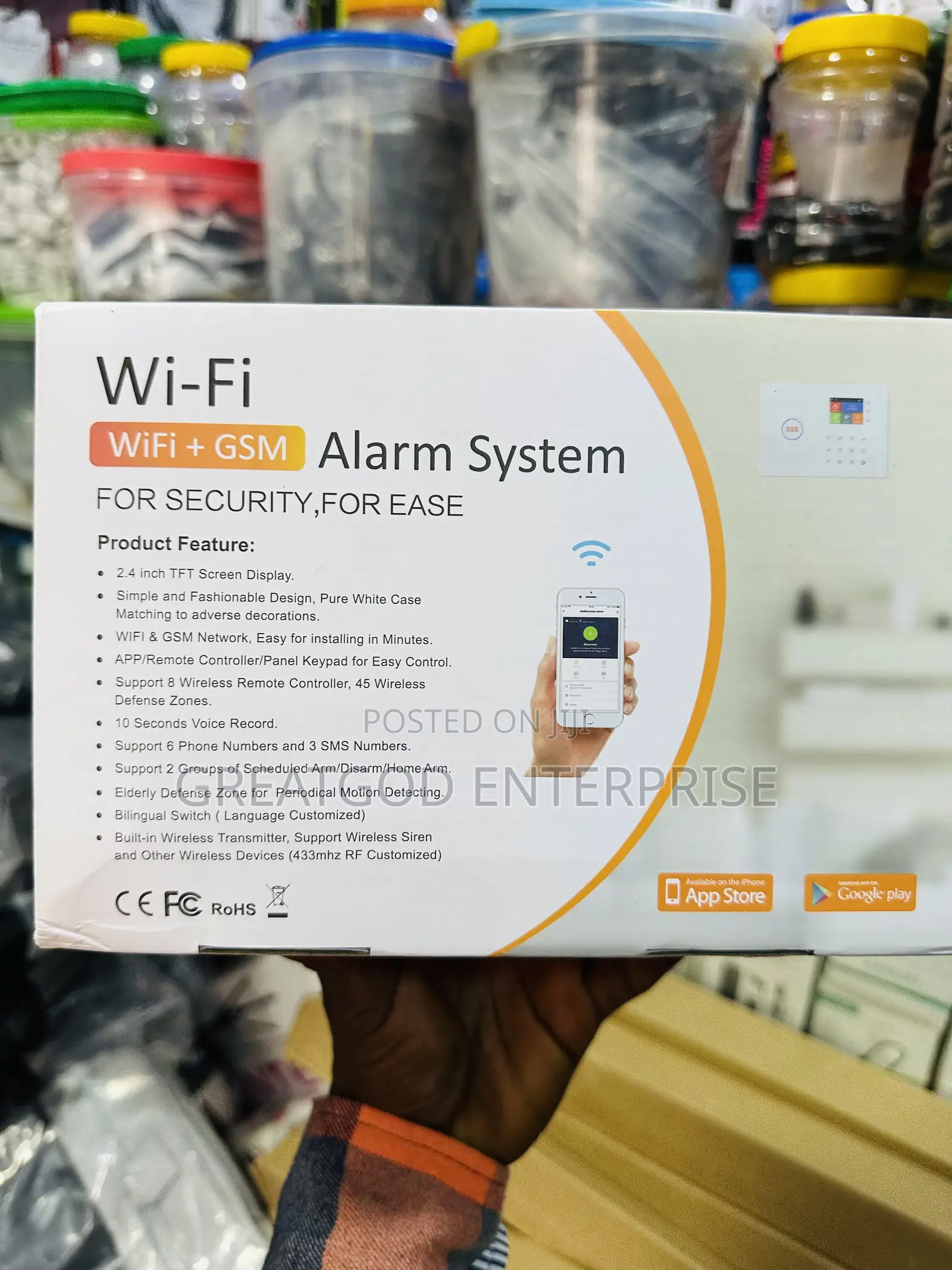 Tuya WiFi + GSM Security Alarm System