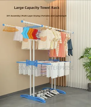 Multi-Tier Foldable Clothes Towel Drying Rack