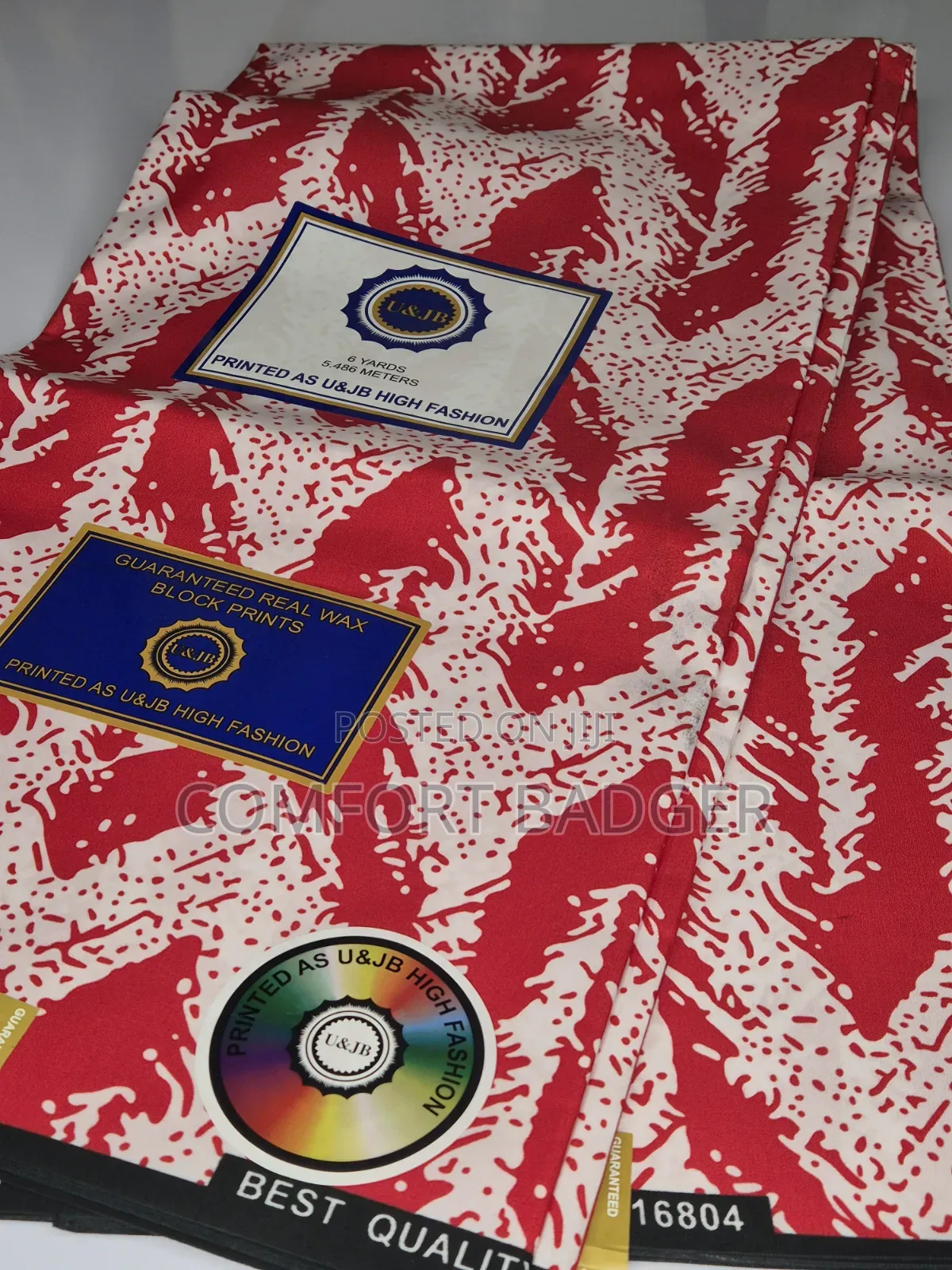 Brightly Coloured Small African Print