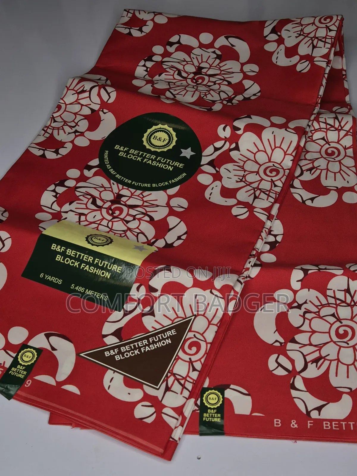 Brightly Coloured Small African Print