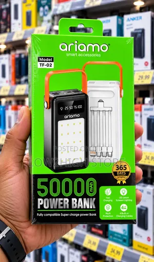 Ariamo TF-02 50,000mAh Power Bank