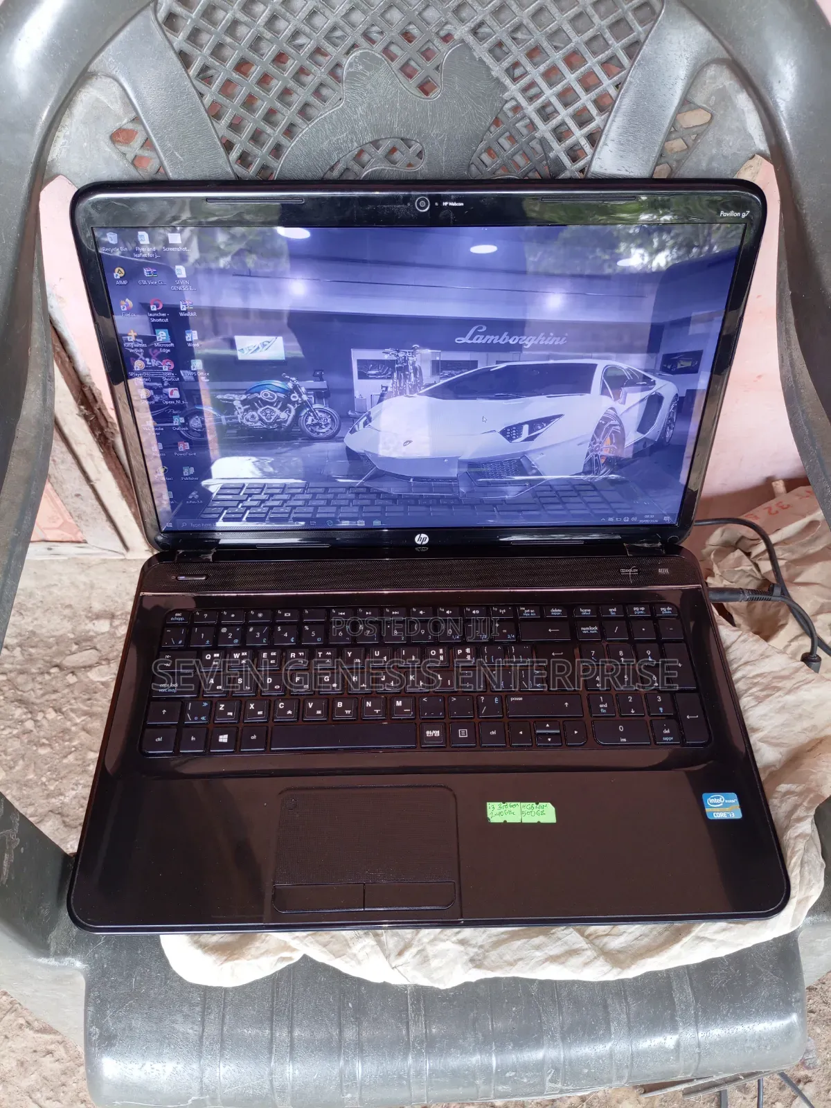 Laptop HP Pavilion G7 4GB Intel Core i3 HDD 500GB