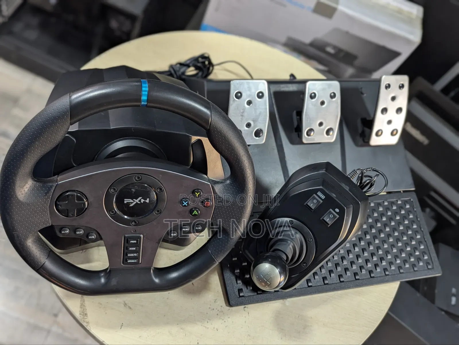 PXN V9 Gaming Racing Wheel With Pedals Sim Steering Wheel