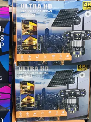4K Triple-Lens PTZ Solar-Powered Security Camera