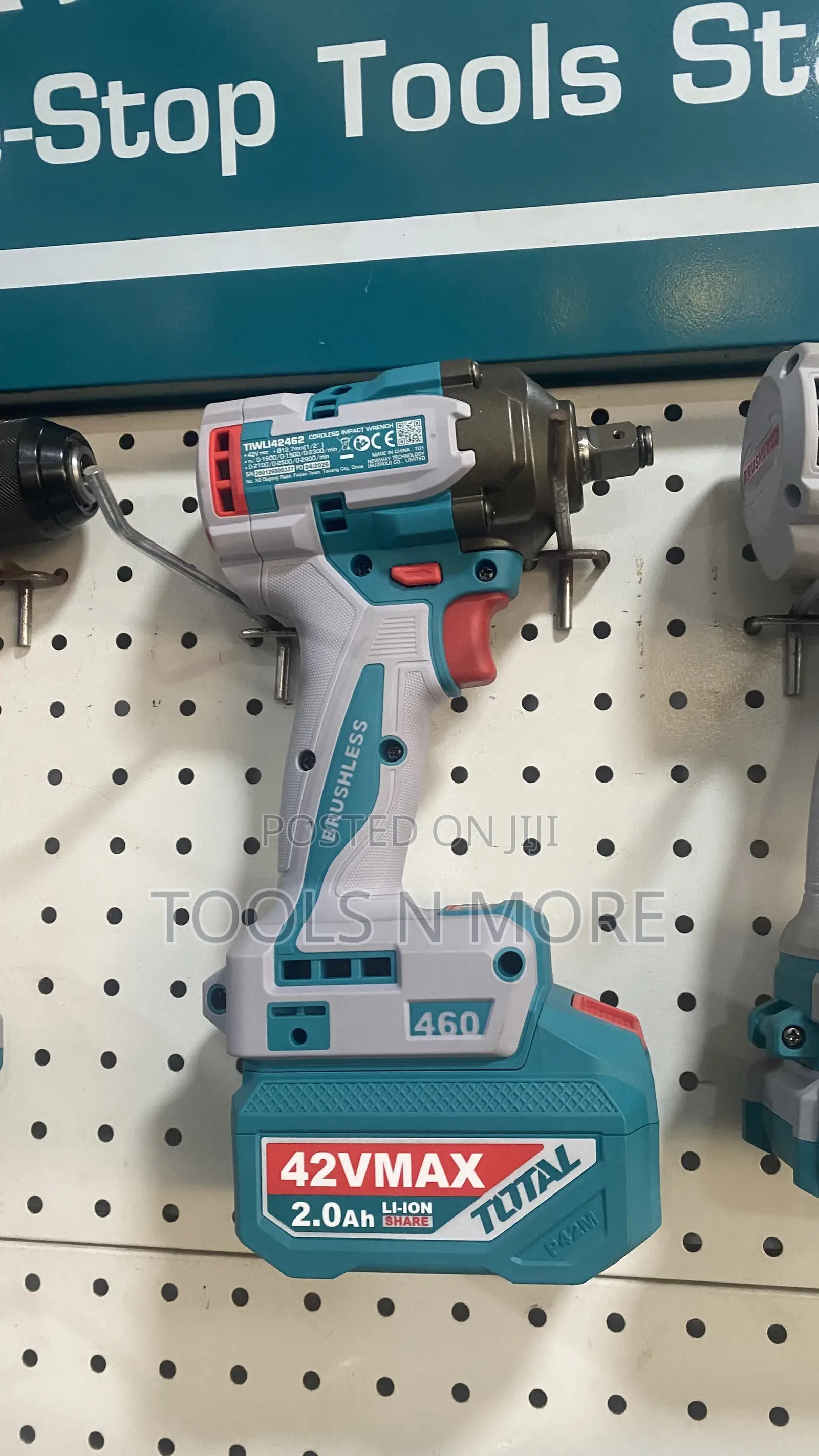 Total 42V Impact Wrench (460Nm)