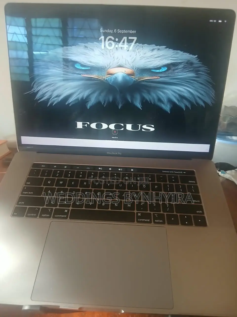 Laptop Apple MacBook Pro 2019 16GB Intel Core i7 SSD 16 GB