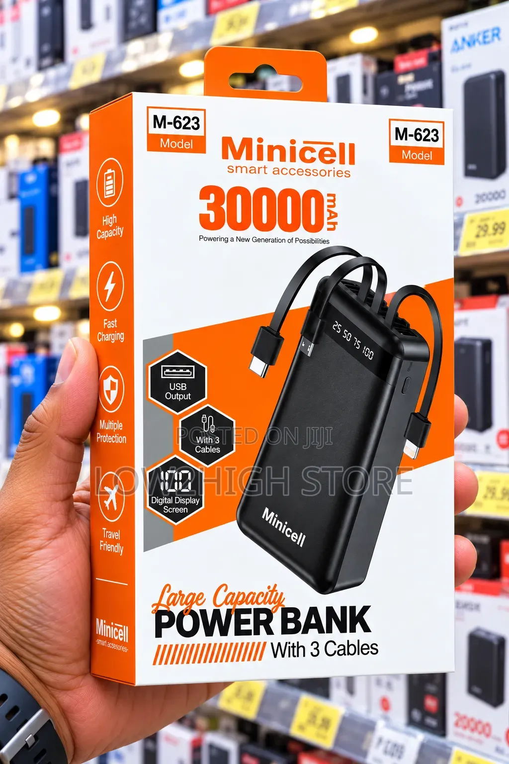 Minicell M-623 30,000mAh Power Bank
