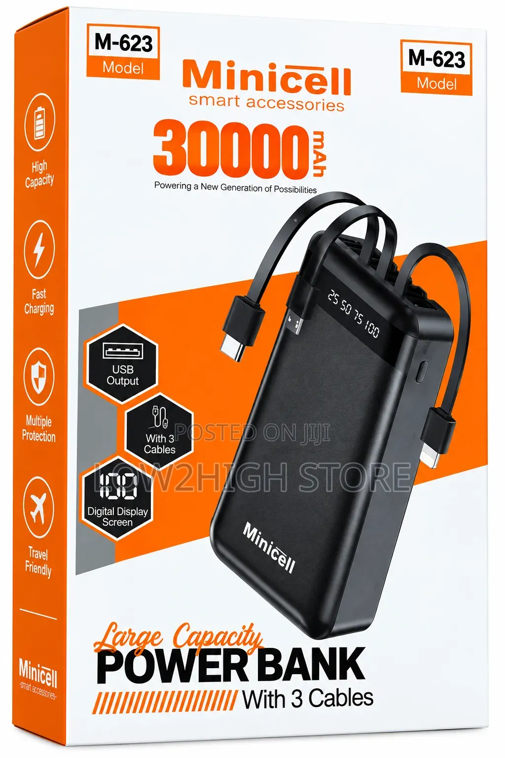Minicell M-623 30,000mAh Power Bank
