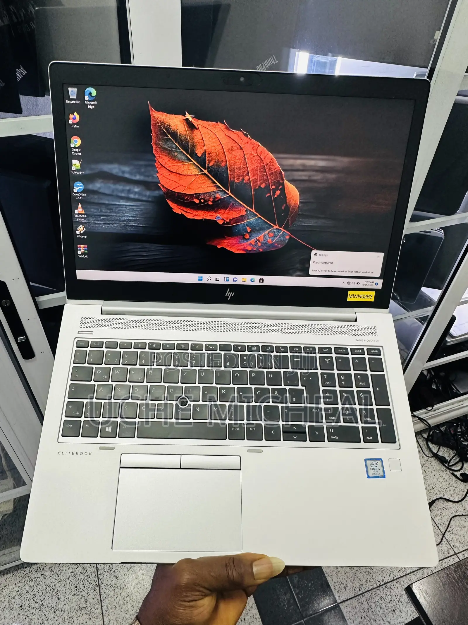 Laptop HP EliteBook 850 G5 8GB Intel Core i5 SSD 256GB