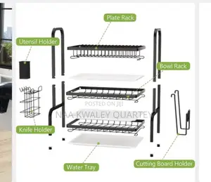 3 Tiers Dish Drainer or Rack