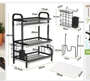 3 Tiers Dish Drainer or Rack