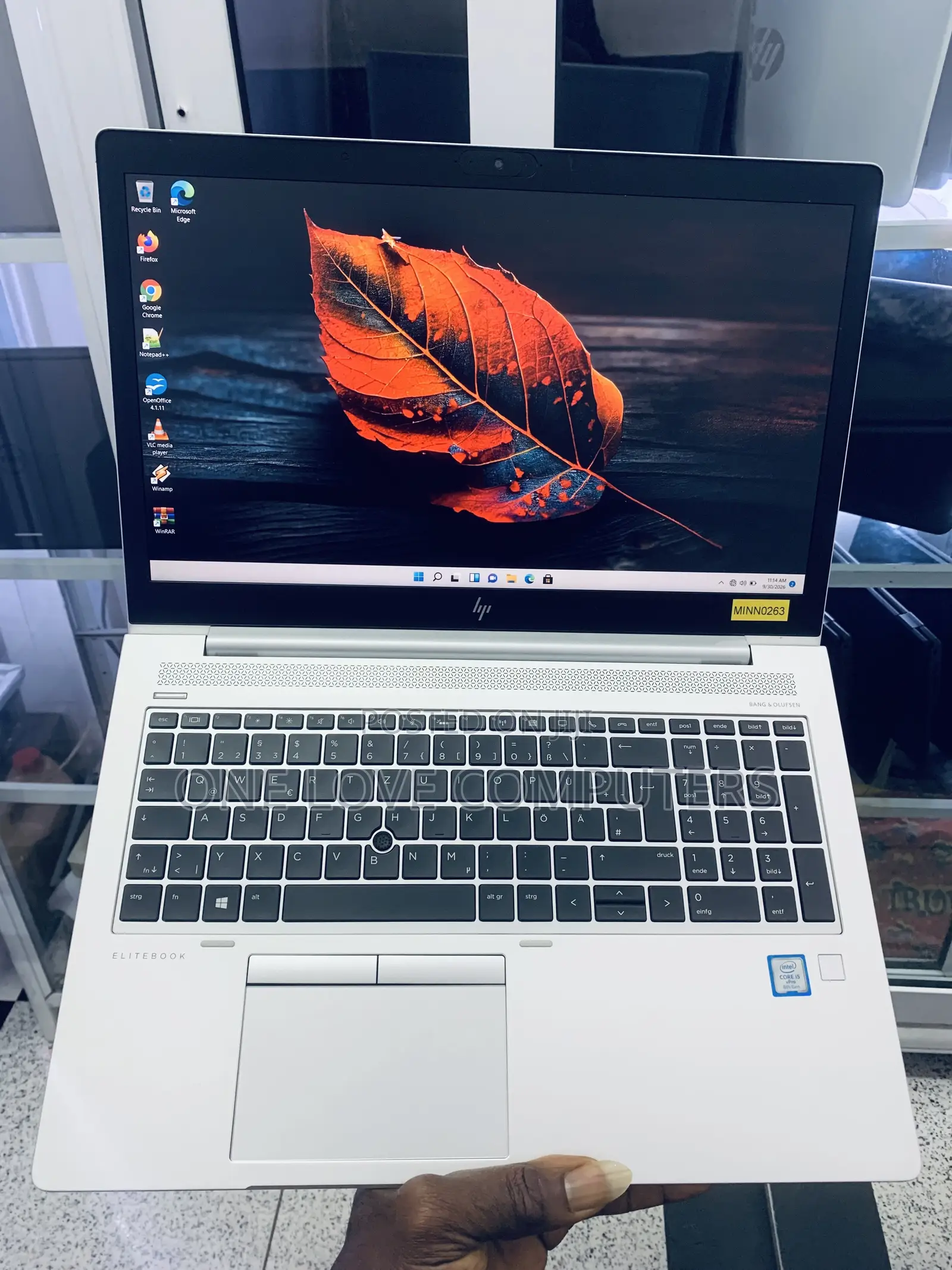 Laptop HP EliteBook 850 G5 8GB Intel Core i5 SSD 256GB