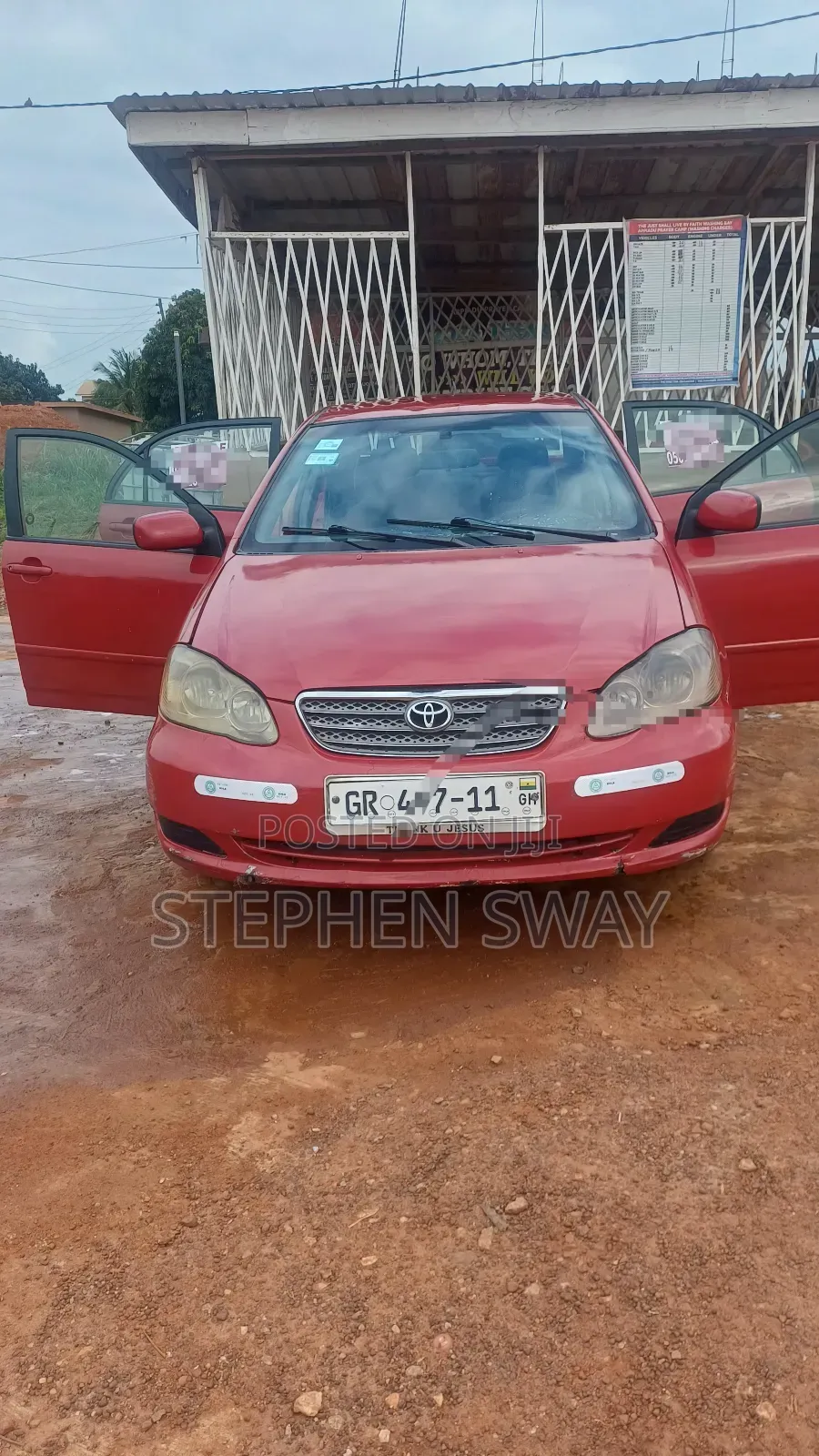 Toyota Corolla 2004 Red