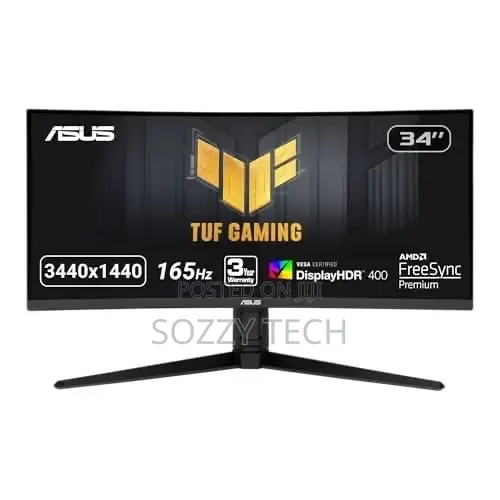 ASUS Tuf Gaming Vg34wqml5a 34inch 250hz Uwqhd Va Curved Gaming Monitor