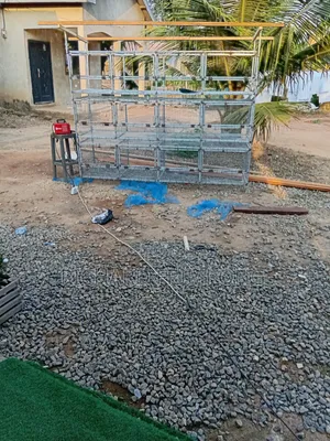 12 Rooms Galvanised Cage