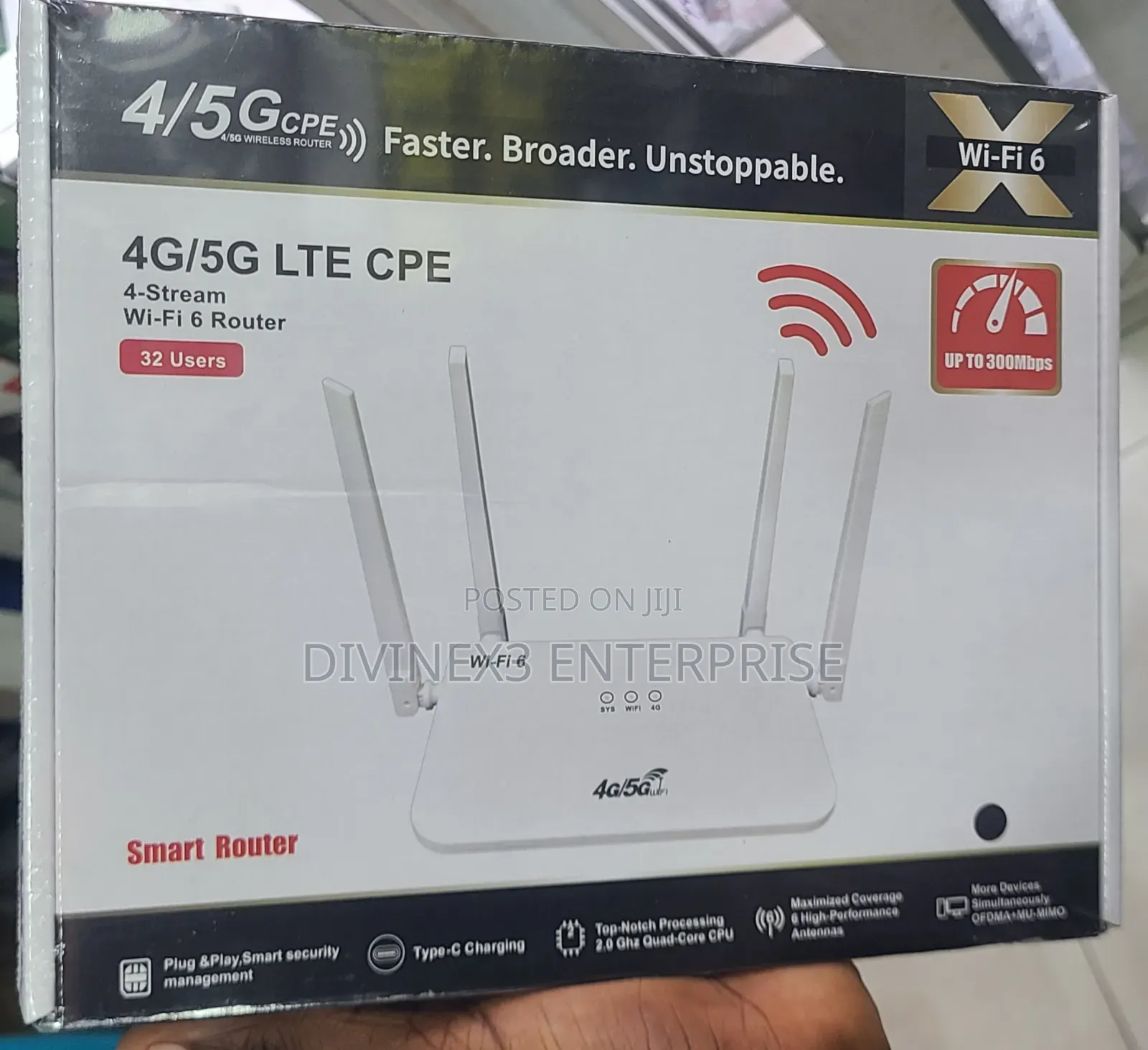 4g/5g LTE CPE Wi-Fi 6 Router