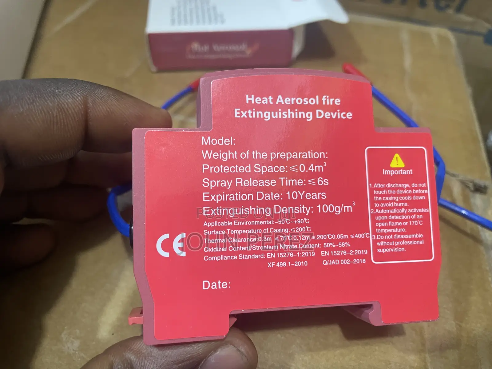 Fire Extinguisher Patch