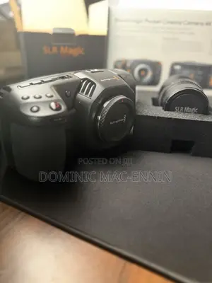 Black Magic Pocket Cinema 4K+25mm SLR Cinema Lens+ Pro Media Kit