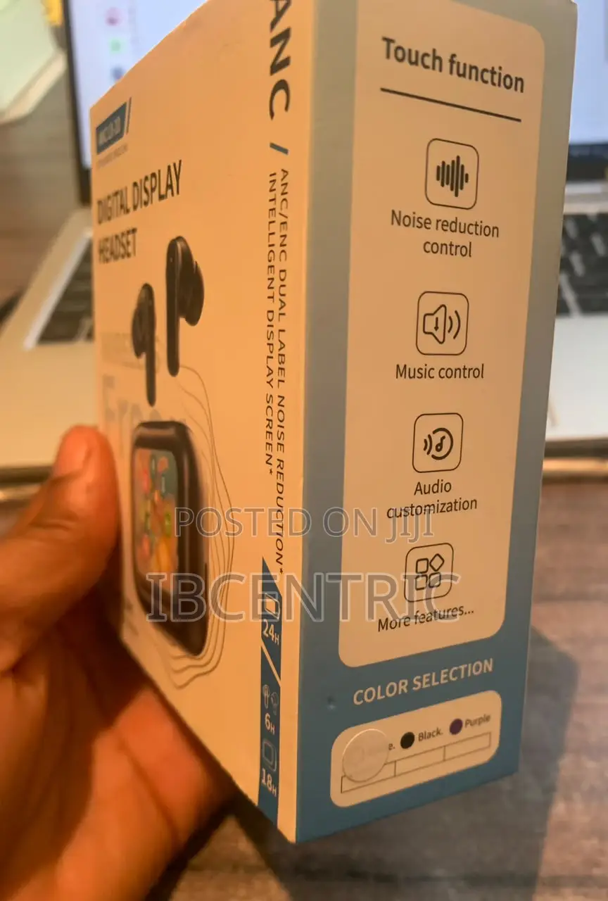 Digital Display Touch Headset