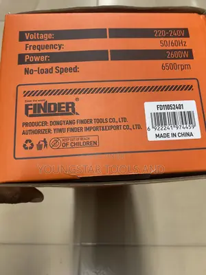 Finder Max Series 2600W Angle Grinder (9" / 230mm) – Brand New