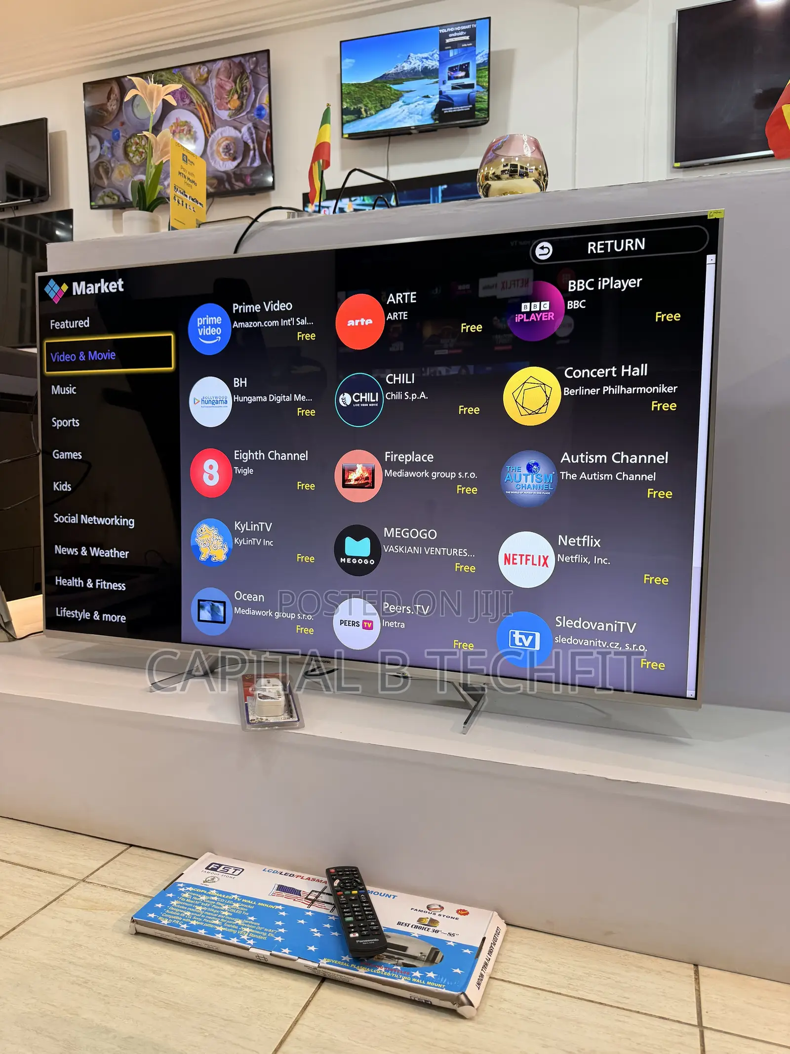 60inches Full Digital Satellite 4k UHD HDR SMART Panasonic TV
