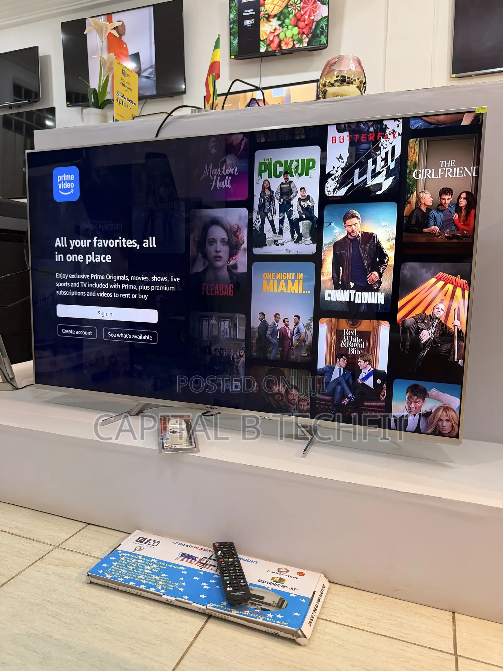 60inches Full Digital Satellite 4k UHD HDR SMART Panasonic TV