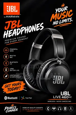 JBL LIVE 460NC — Your Music, No Limi